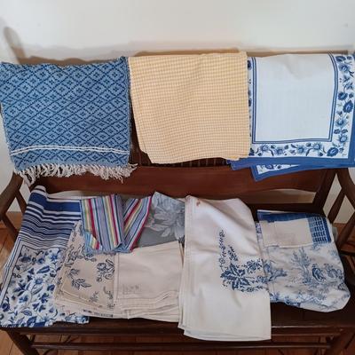 LOT 241: Large Collection of Linens
