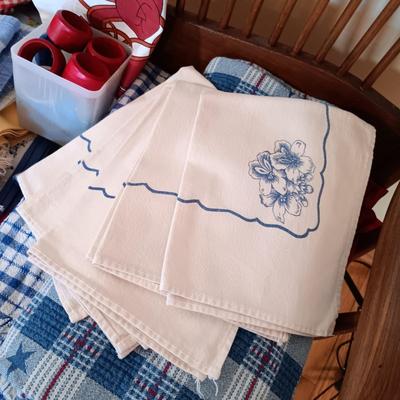 LOT 241: Large Collection of Linens