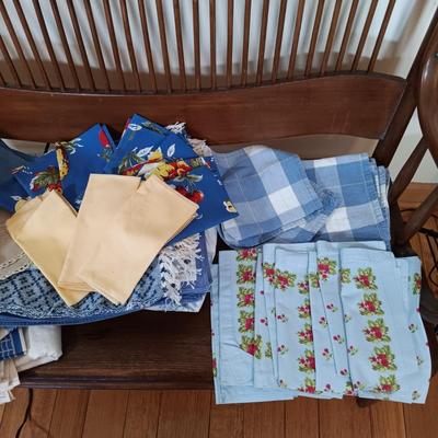 LOT 241: Large Collection of Linens