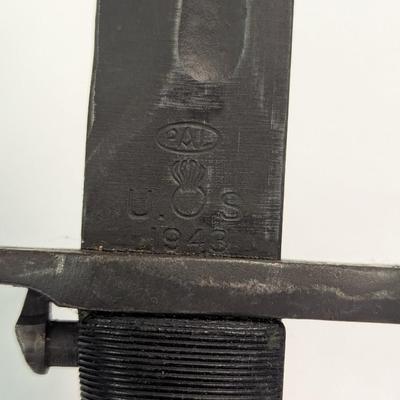 PAL Bayonet Knife (c. 1943) w/ Scabbard