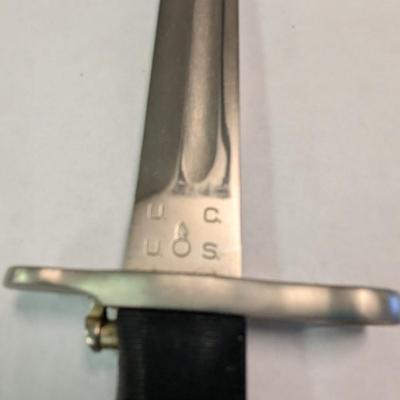 WWII Utica Cutlery M1 Bayonet w/ Scabbard