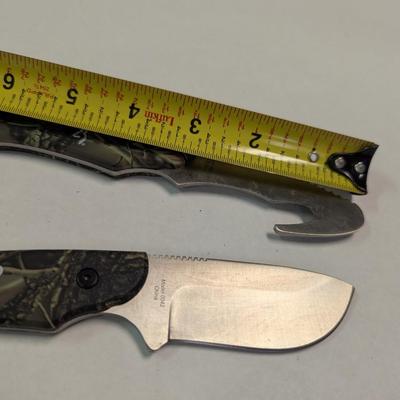 4 Piece Browning RMEF Rocky Mountain Elk Hunting Knife Set
