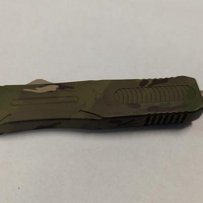 Double Action, Out-the-Front (OTF) M48 OPS Knife w/ Glass Break