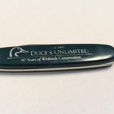 Ducks Unlimited 1937-1997 Imperial Ireland Stainless Single Blade Pocket Knife
