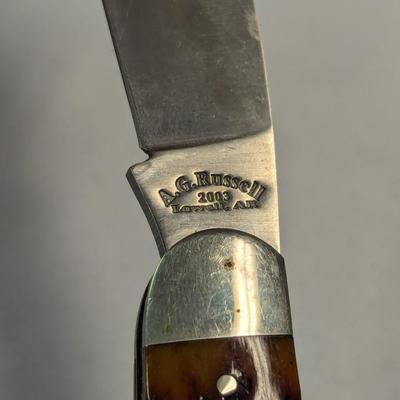 A.G. Russell 1823 - 2003 180 Years Texas Ranger Folding Pocket Knife