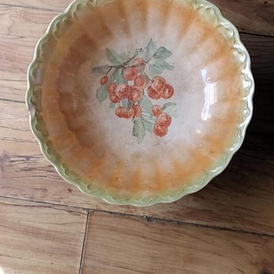Fruit Bowl on Grapevine Brass Stand