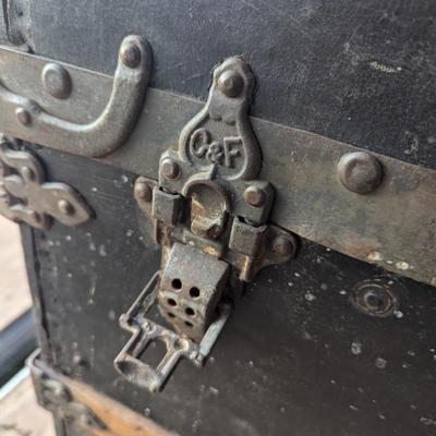 Antique steam trunk - crouch and Fitzgerald, pat date is May 4 1909