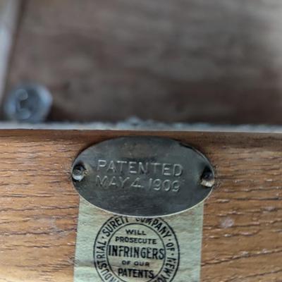 Antique steam trunk - crouch and Fitzgerald, pat date is May 4 1909