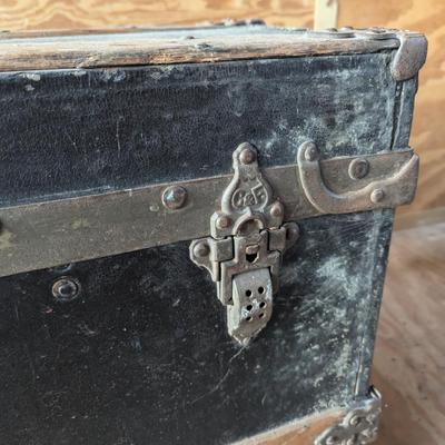Antique steam trunk - crouch and Fitzgerald, pat date is May 4 1909