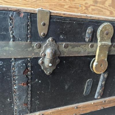 Antique steam trunk - crouch and Fitzgerald, pat date is May 4 1909