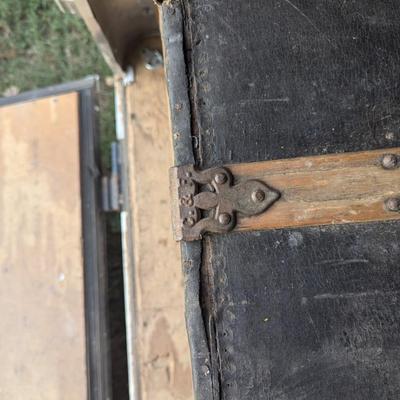 Antique steam trunk - crouch and Fitzgerald, pat date is May 4 1909