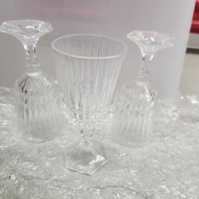 Cutglass goblets