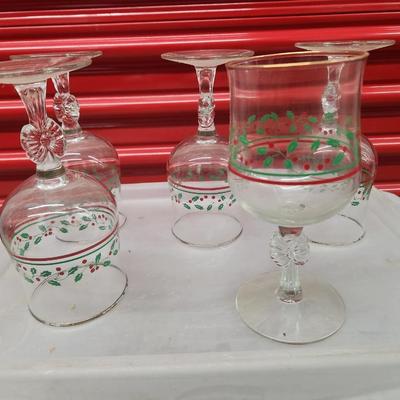 Christmas glasses