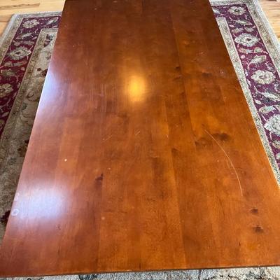 Sale Photo Thumbnail #53: Mission Style Coffee Table By Kincaid Furniture
Approximately  28"X52"X18"