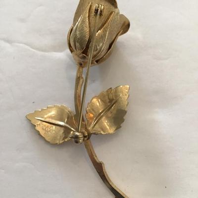 Sale Photo Thumbnail #28: Vintage Giovanni rose Brooch Please see attached photos.
