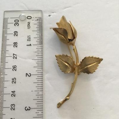 Sale Photo Thumbnail #27: Vintage Giovanni rose Brooch Please see attached photos.