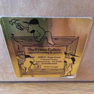 Signed/Numbered P. Buckley Moss Amish Themed Print (DR-JS)