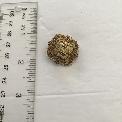 Sale Photo Thumbnail #39: Vintage, gold tone roach. Please see attached photos.