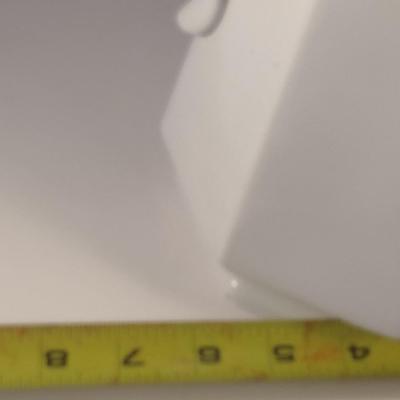 Sale Photo Thumbnail #662: J. Wedgwood Ironstone China Pitcher- Approx 11 1/2" Tall.  Item has crack on handle- please see all pictures.