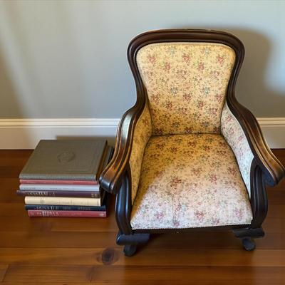 Sale Photo Thumbnail #136: Antique Voltaire Armchair