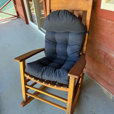 Sale Photo Thumbnail #150: Outdoor Wooden Rocking Chair Choice #1