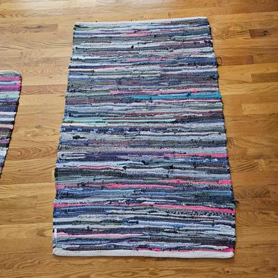 Pair of Rag Rugs (LR-JS)