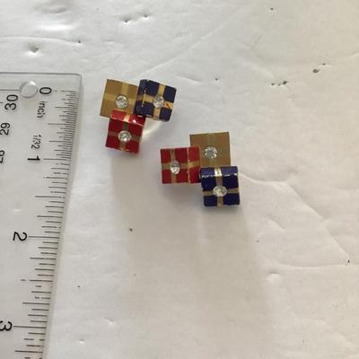 Sale Photo Thumbnail #101: vintage Christmas earrings. Please see attached photos.