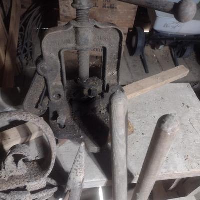 Collection of Vintage and Primitive Tools and Barn Finds Choice C