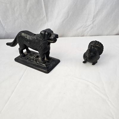 Cast Iron Nutcracker Dog & Turkey (LR-JS)