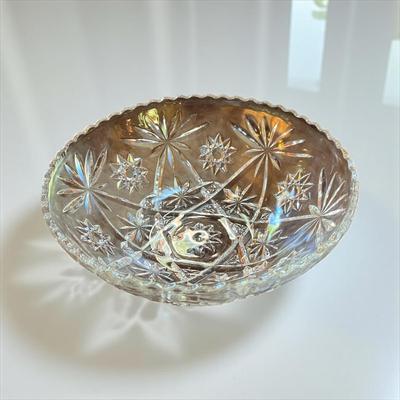 Sale Photo Thumbnail #174: Vintage Anchor Hocking Star Of David Serving Bowl