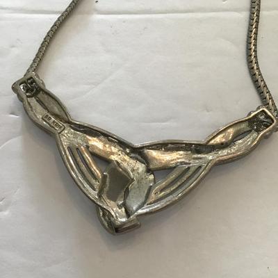 Sale Photo Thumbnail #139: Vintage Silvertone, Banana Republic, choker style necklace. Please see attached photos.