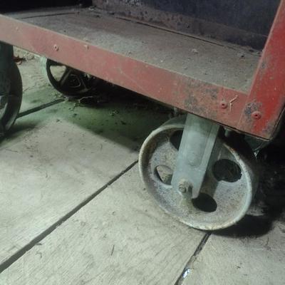 Heavy Duty Metal Work or Tool Cabinet on Casters