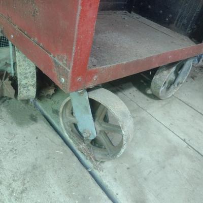 Heavy Duty Metal Work or Tool Cabinet on Casters