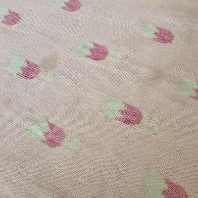 Pink Tulip Dedign Cotyon Rug (LR-JS)