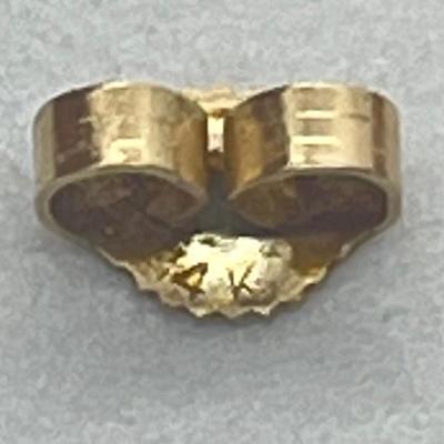 LOT 7: 14K Yellow Gold Pierced Earrings - 3.2 Grams