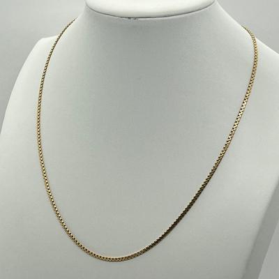 LOT 12: 14K Yellow Gold 16" Necklace - 4.9 Grams