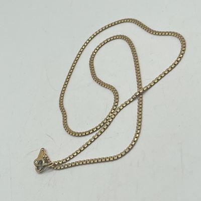 LOT 12: 14K Yellow Gold 16" Necklace - 4.9 Grams