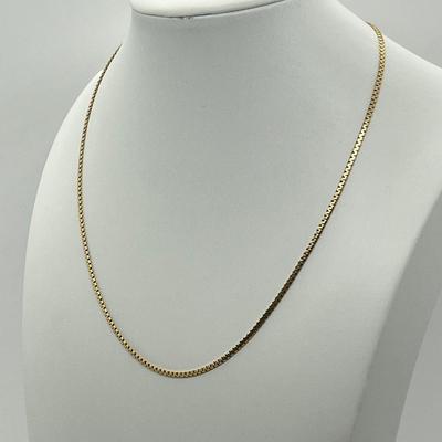 LOT 12: 14K Yellow Gold 16" Necklace - 4.9 Grams