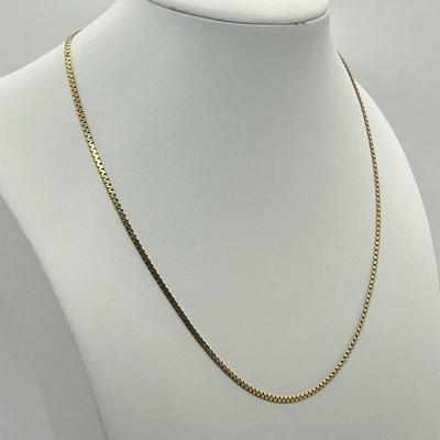 LOT 12: 14K Yellow Gold 16" Necklace - 4.9 Grams