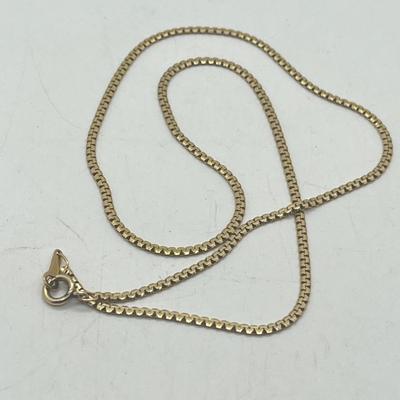 LOT 12: 14K Yellow Gold 16" Necklace - 4.9 Grams