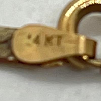 LOT 14: 14K Yellow Gold 18" Necklace - 5.7 Grams