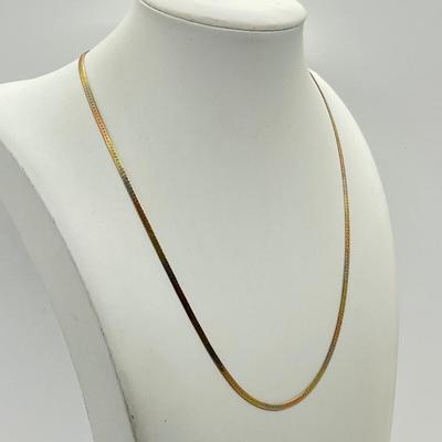 LOT 14: 14K Yellow Gold 18" Necklace - 5.7 Grams