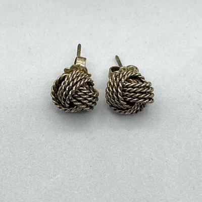 LOT 15: Four (4) Sterling Silver Necklaces with Pendant and Pierced Earrings - 60 GTW