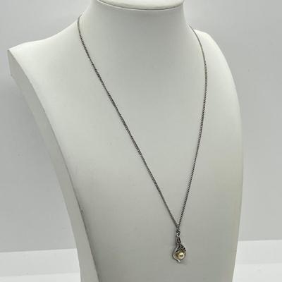 LOT 15: Four (4) Sterling Silver Necklaces with Pendant and Pierced Earrings - 60 GTW