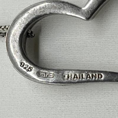 LOT 15: Four (4) Sterling Silver Necklaces with Pendant and Pierced Earrings - 60 GTW