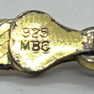 LOT 18: Gold Vermeil Sterling Silver 18" Necklace - 11.6 Grams