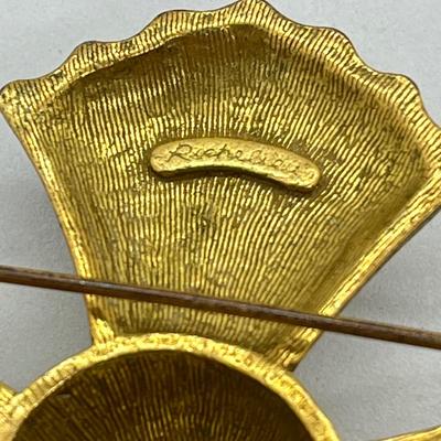 LOT 20: Vintage Pins/Brooches - Richelieu and More!