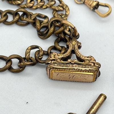 LOT 21: Vintage Pocket Watch Chains