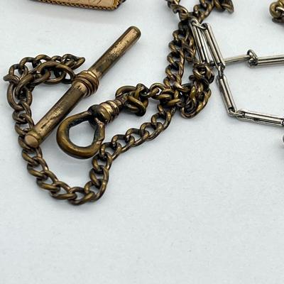 LOT 21: Vintage Pocket Watch Chains