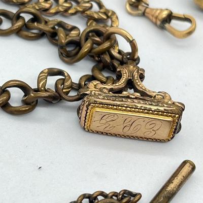 LOT 21: Vintage Pocket Watch Chains
